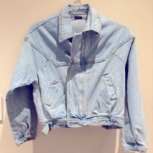 Brandy Melville Jean Jacket Size One Size